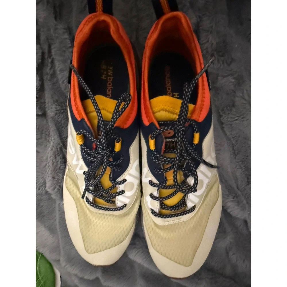 New Balance 997H Cordura Tan Orange Navy Speckled Sneakers CM997HCV Mens 8.5